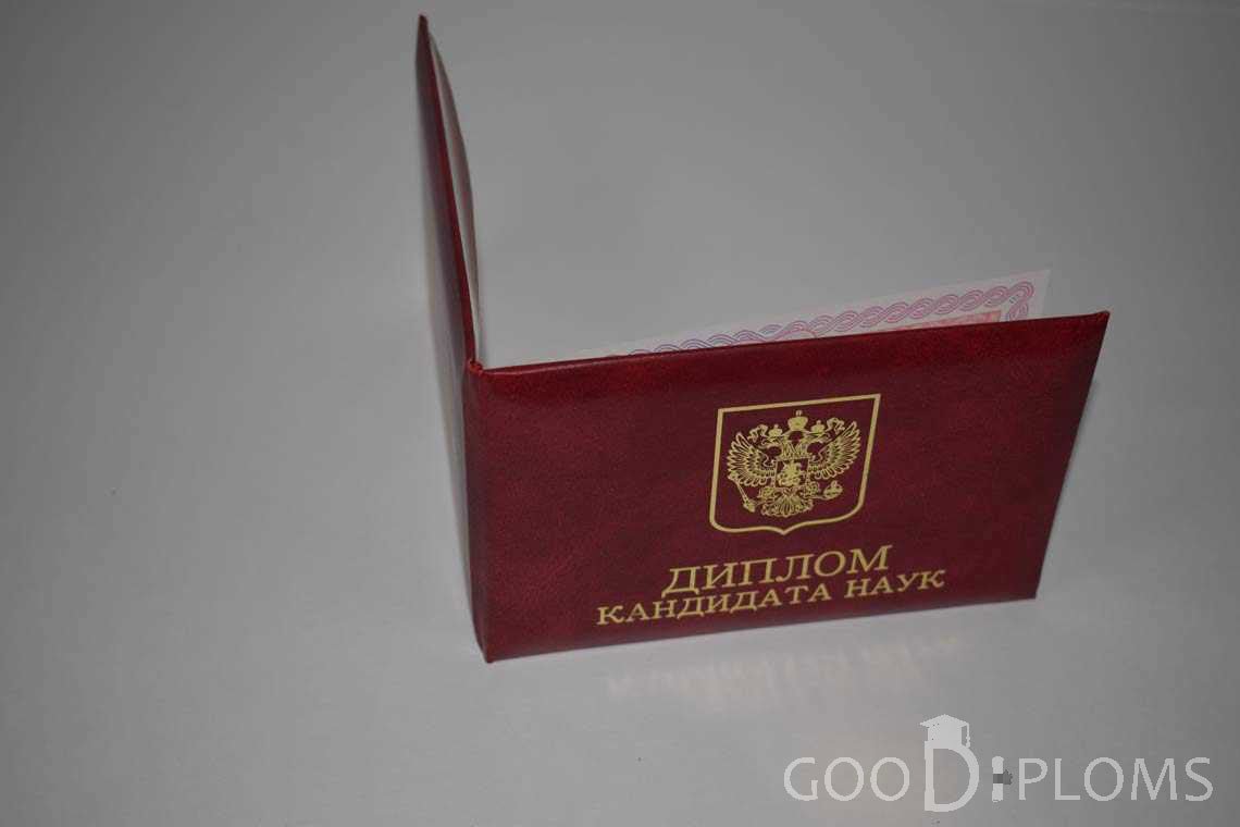 Диплом Кандидата Наук - Обратная Сторона период выдачи 2013-2016 -  Пинск