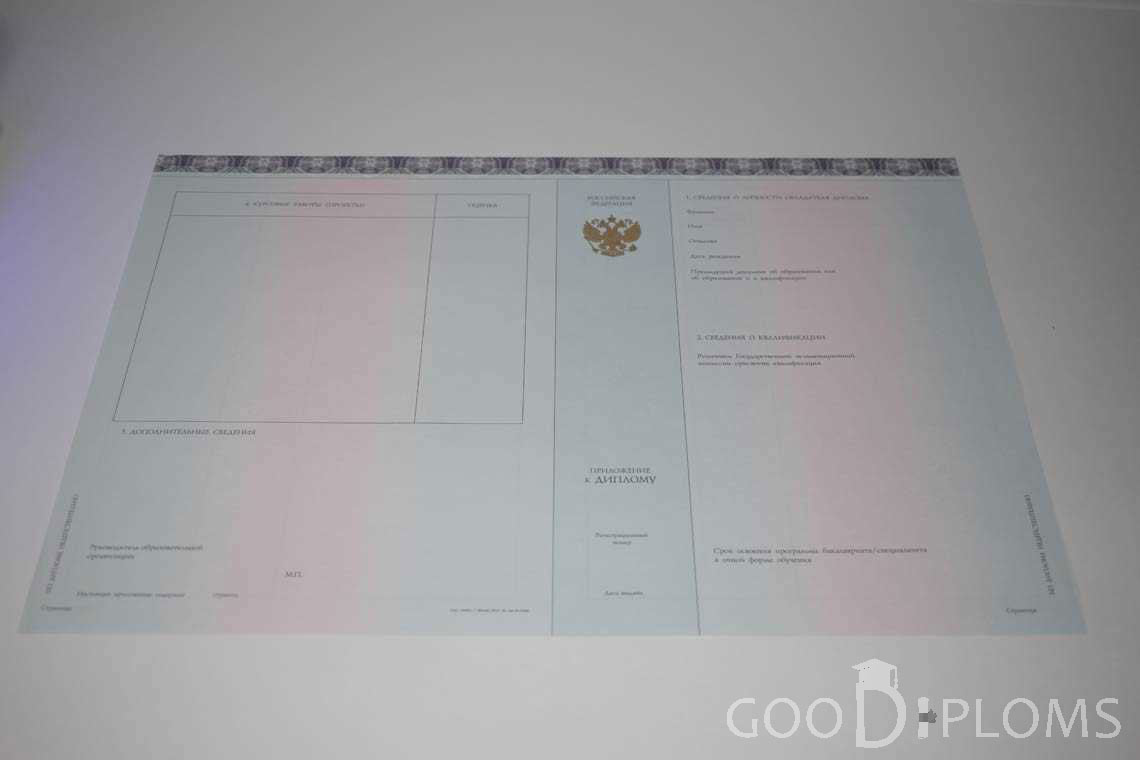 Приложение к Диплому МГИМО период выдачи 2014-2020 -  Пинск